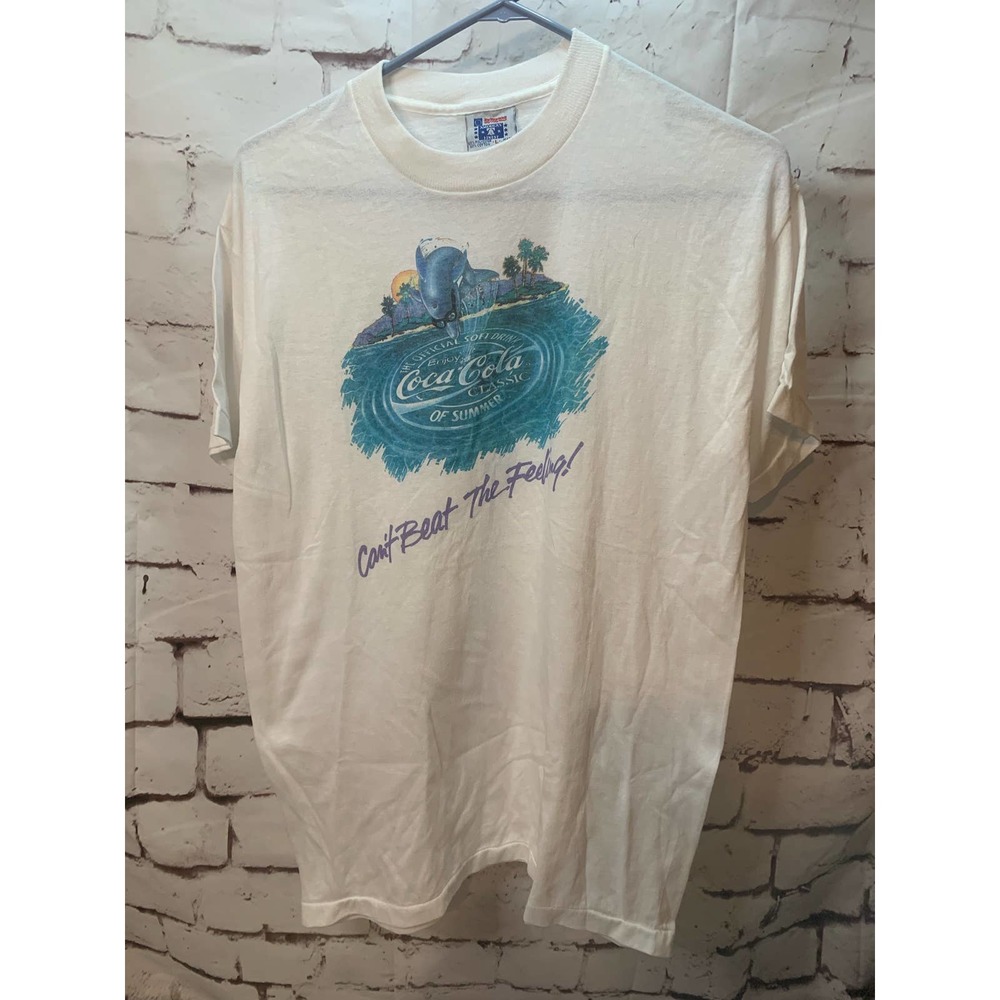 Vintage Coca-Cola summer America’s Finest single-stitch shirt (large)